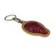 Tony Perotti leather keychain from the Happy key collection.